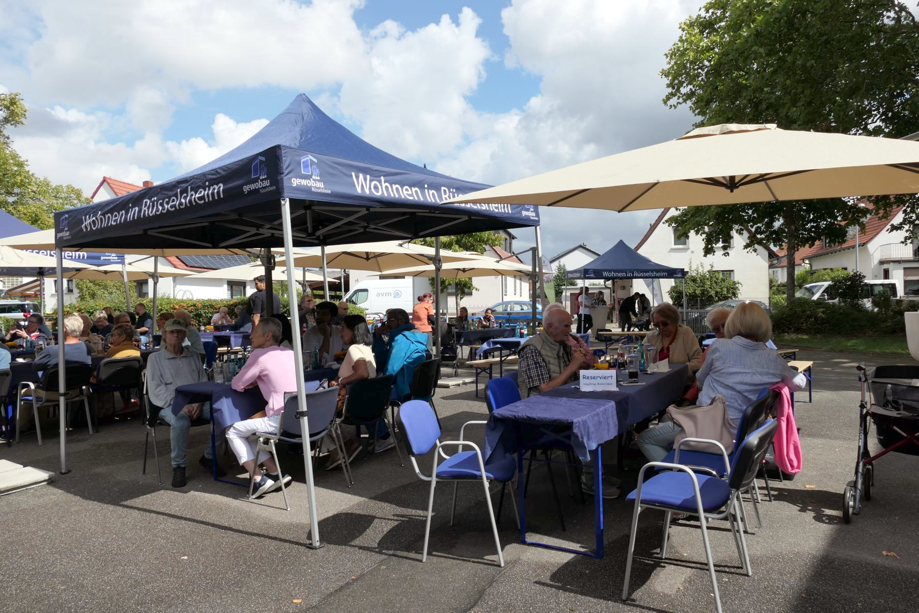Mieterfest im Berliner Viertel auf dem Schulhof der Goetheschule