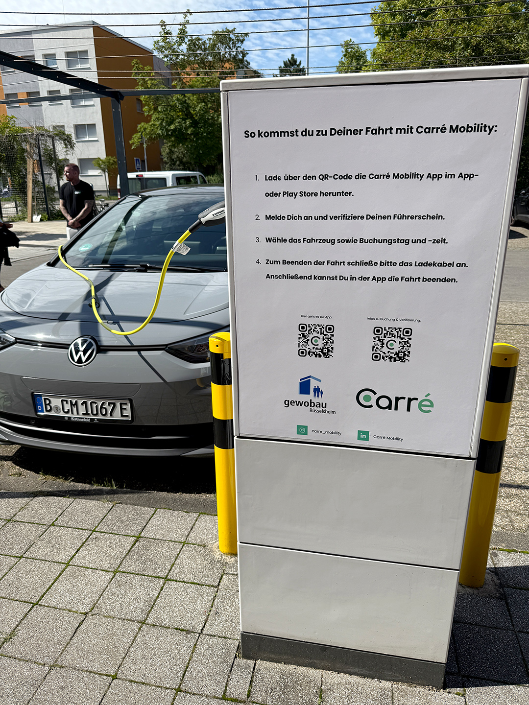 Infos zur Nutzung des Car-Sharing Angebotes vor Ort