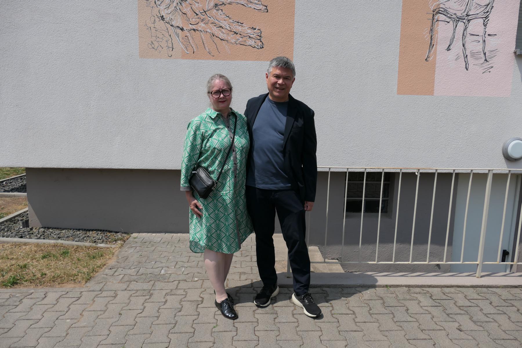 Das Künstler-Duo stoebo, Cisca Bogman und Oliver Störmer