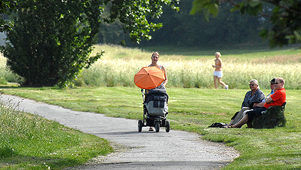 Naherholung im Ostpark in Rüsselsheim