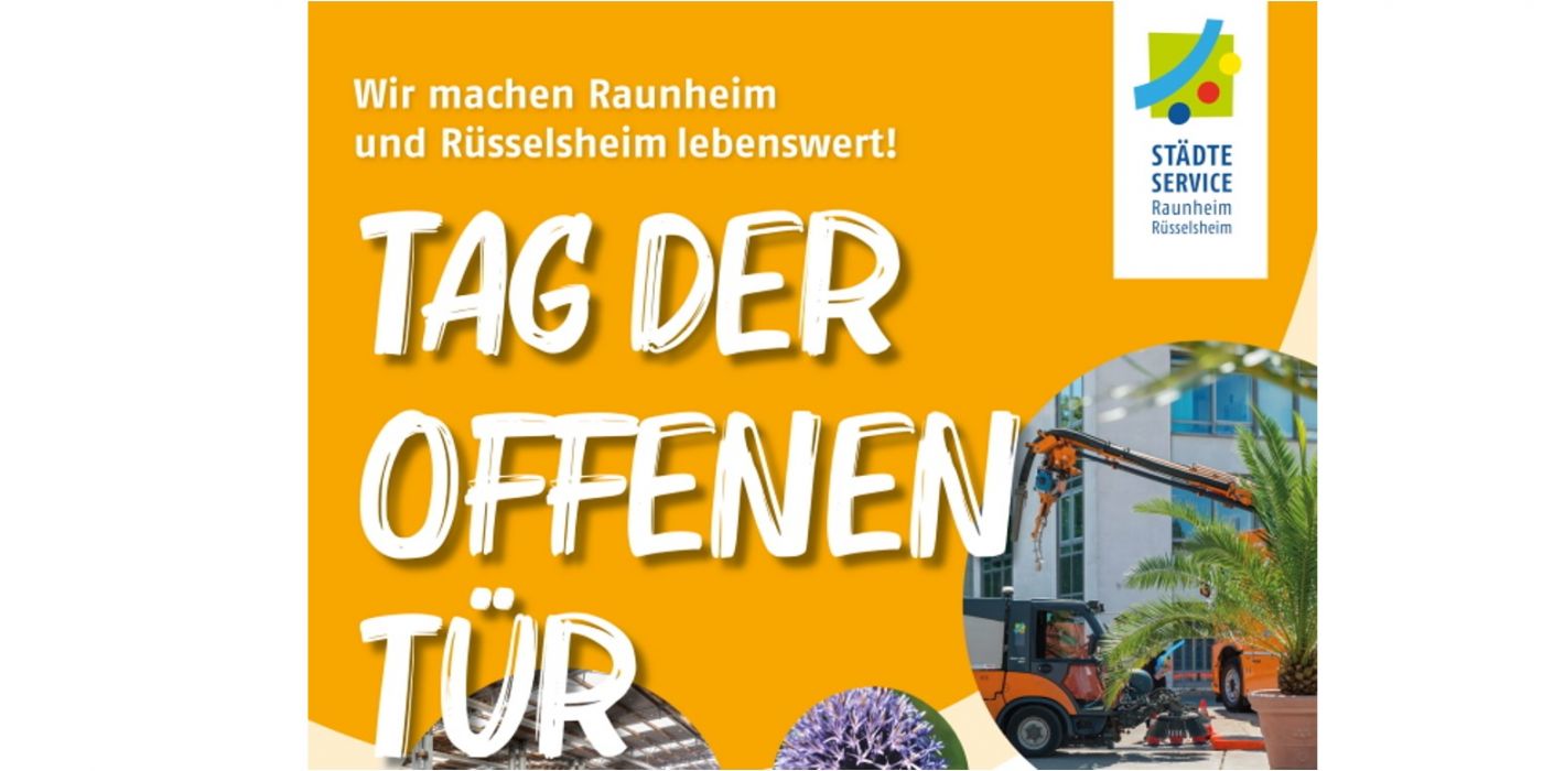 Plakat zum Tag der offenen Tür des Städteservice 2025