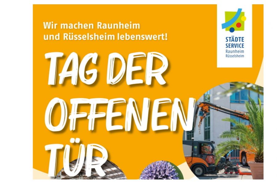 Plakat zum Tag der offenen Tür des Städteservice 2025