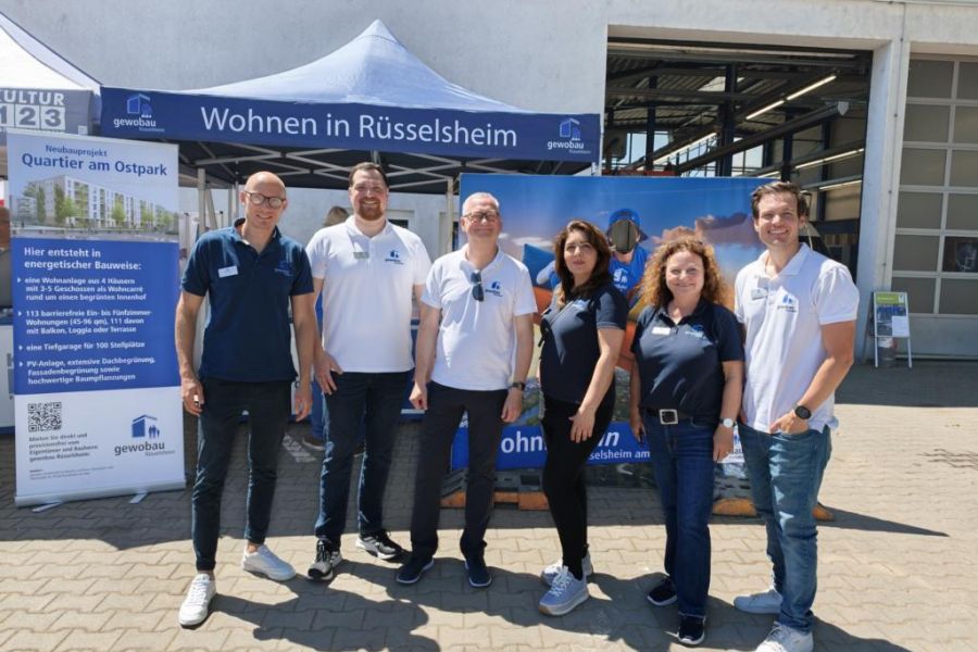 Das Team der gewobau am Tag der offenen Tür des Städteservice 2026