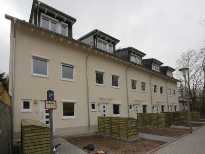 Ansicht der Reihenhäuser im Sachsenring