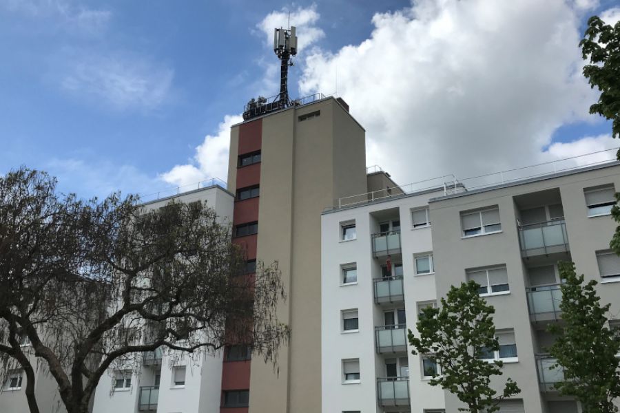 Die Wohnhäuser der Anlage Höngenstraße 1 – 5 nach der Sanierung