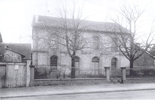 Foto des Gebäudes der Alten Synagoge vor der baulichen Instandsetzung