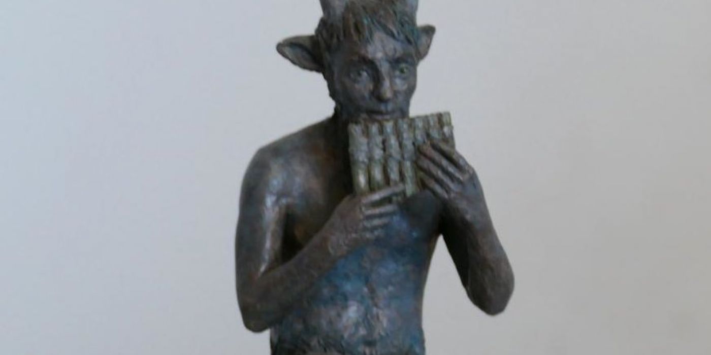 Modell des Kunstwerks "Insel des Pan"