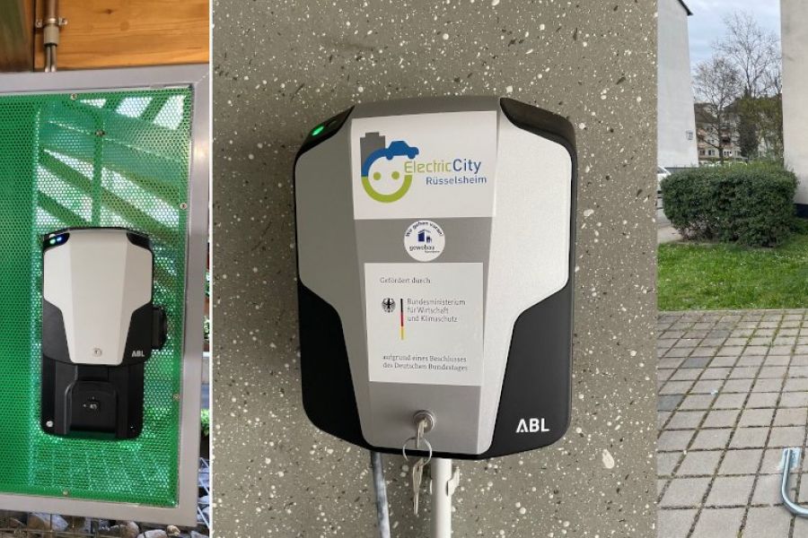 Installation von Ladesäulen und Ladestationen für gewobau Mieter